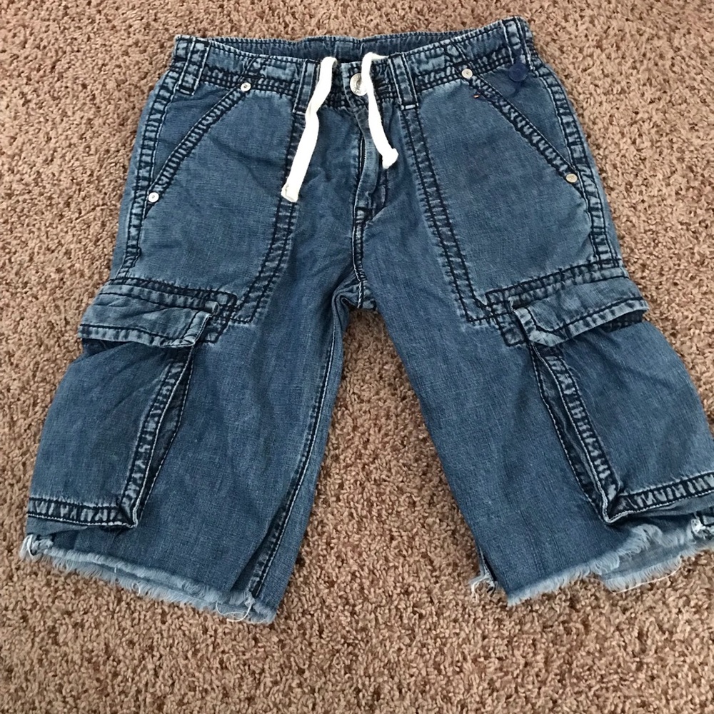 True Religion Cargo Shorts Size 30